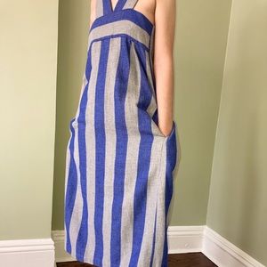 CARLEEN Pleat Shoulder Dress